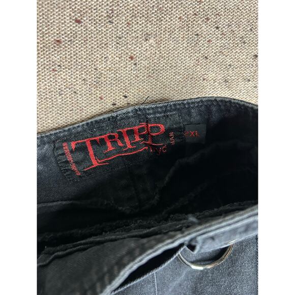 TRIPP NYC Kilt Y2K 90s Punk Goth 2XL O Ring Zipper Vintage - Picture 6 of 7